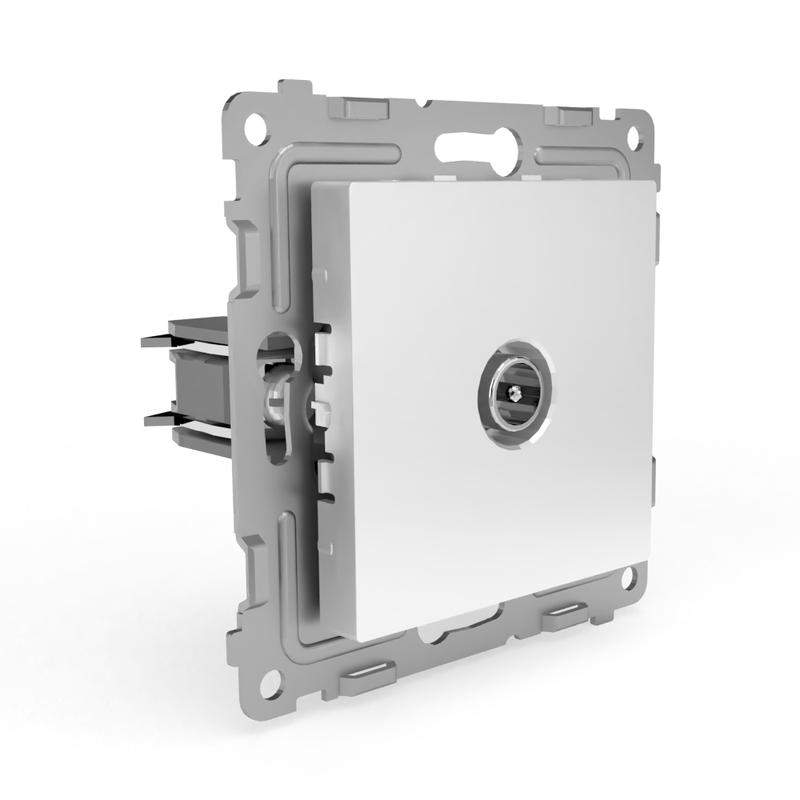  Коннектор TV СП Pixel механизм бел. TOKOV ELECTRIC TKE-PX-A1C-C01 фото в каталоге от BTSprom.by