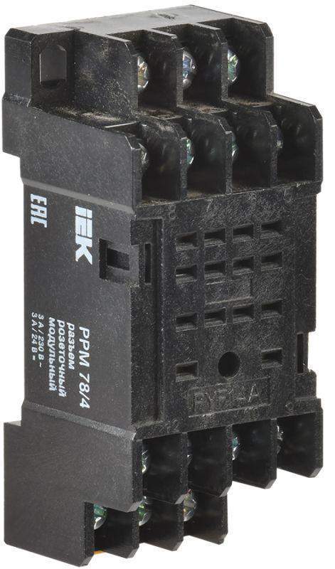 разъем модульный ррм78/4(pyf14a) для рэк78/4(my4) iek rrp20d-rrm-4 от BTSprom.by