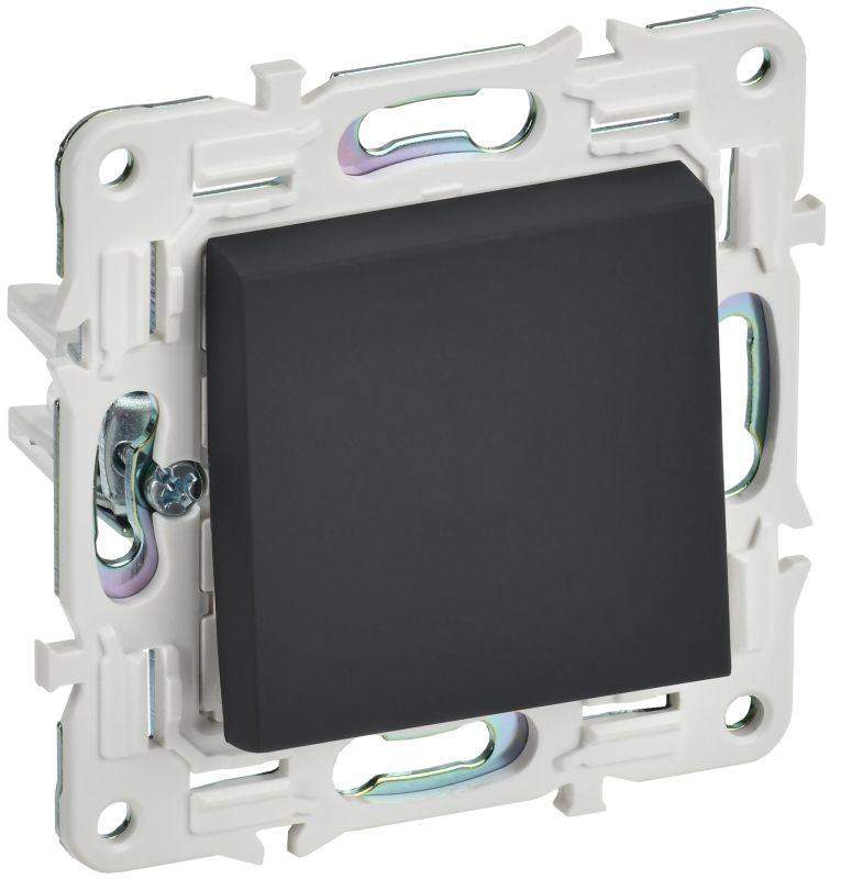выключатель 1-кл. skandy 10а sk-v01g графит iek sk-v10-0-10-k53 от BTSprom.by