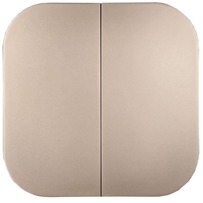  Выключатель 2-кл. ОП GLORY ВС20-2-0-ХШм 10А шампань матов. IEK EVH20-K37M-10 фото в каталоге от BTSprom.by