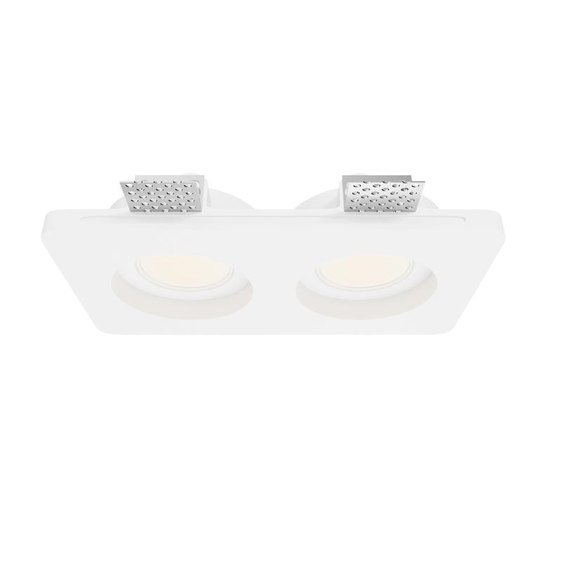 светильник gyps modern 2х10вт gu10 встраив. maytoni dl002-gu10-02-w от BTSprom.by