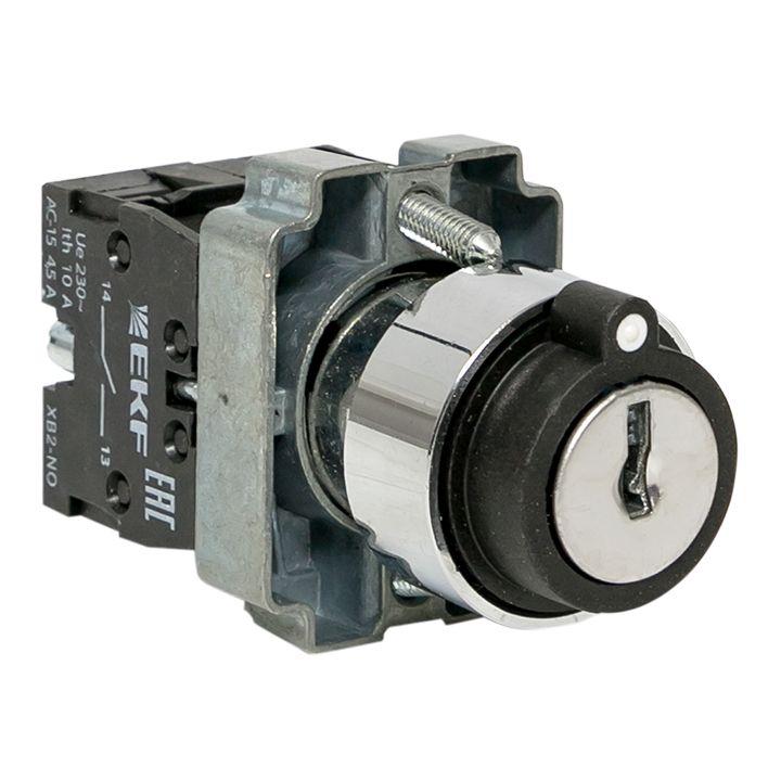переключатель bg33 3p 2no с замком (не возврат.) ekf xb2-bg33 от BTSprom.by