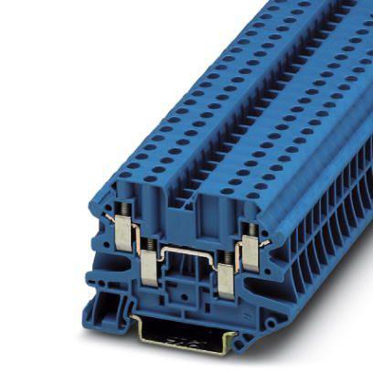 клемма проходная ut 4-quattro bu phoenix contact 3044584 от BTSprom.by