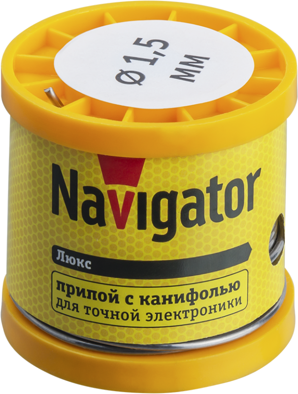 припой 93 086 nem-pos02-61k-1.5-k200 (пос-61; катушка; 1.5мм; 200 г) navigator 93086 от BTSprom.by