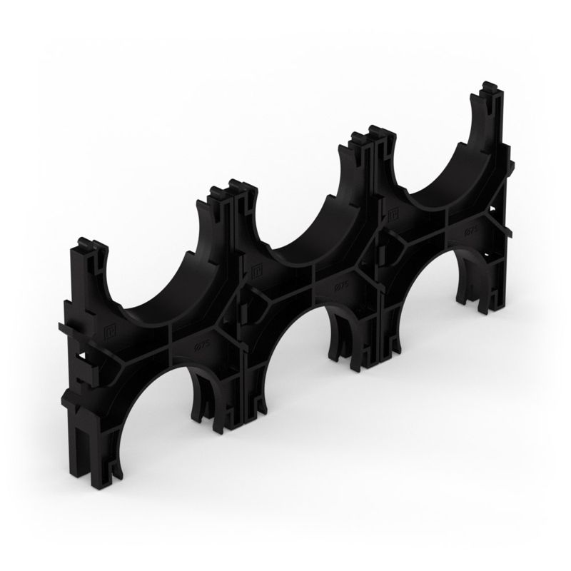 кластер тройной двухсторон. для двустен. труб d75мм промрукав pr13.02579 от BTSprom.by