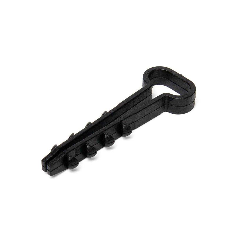 дюбель-хомут дхп 10-5 для плоского кабеля нейлон черн. (уп.100шт) fortisflex 81829 от BTSprom.by