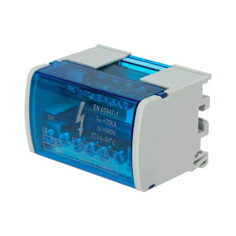 шина на din-рейку в корпусе (кросс-модуль) 2х7 rexant 11-2302-7 от BTSprom.by