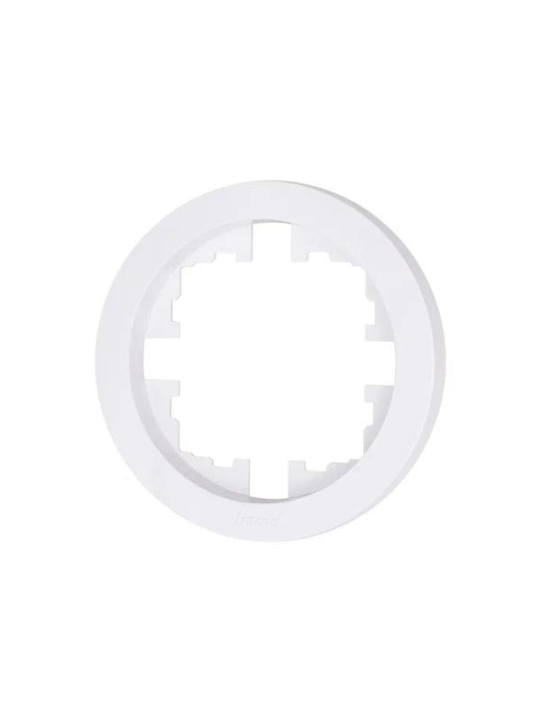  Рамка 1-м OSEN горизонт. круглая бел. LEZARD 744-0200-146 фото в каталоге от BTSprom.by