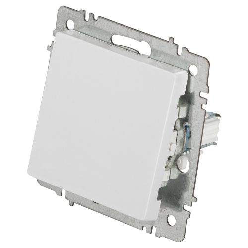  Переключатель перекрестный 1-кл. СП Accent 6-108-01 10А IP20 250В AL/CU бел. Intro Б0063578 фото в каталоге от BTSprom.by