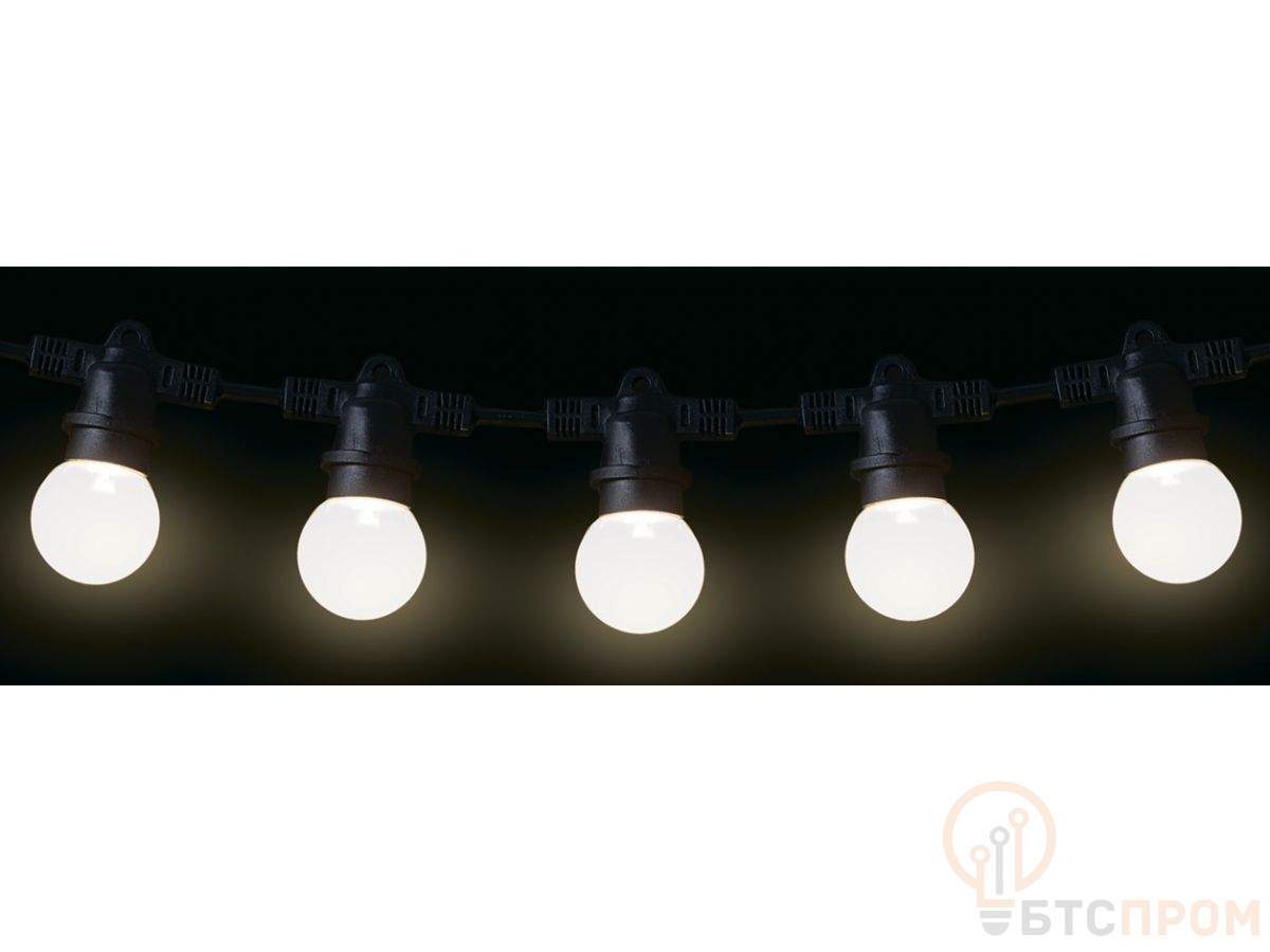  Гирлянда для освещения PBL-S20/L06+1,5 Black, E27, IP65 JAZZWAY (На 20 ламп E27) фото в каталоге от BTSprom.by