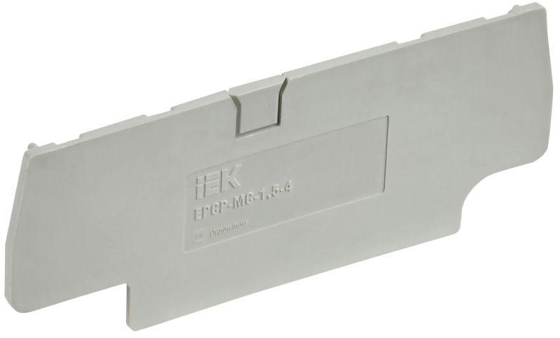 заглушка для cp-mc 4 вывода 1.5кв.мм сер. iek yct22-00-4-k03-001-zgl от BTSprom.by
