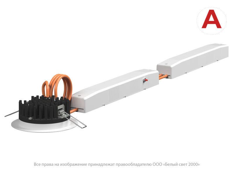 Светильник аварийный BS-ARUNA-53-L1-INEXI2 IP40 White Белый Свет a31388 фото в каталоге от BTSprom.by