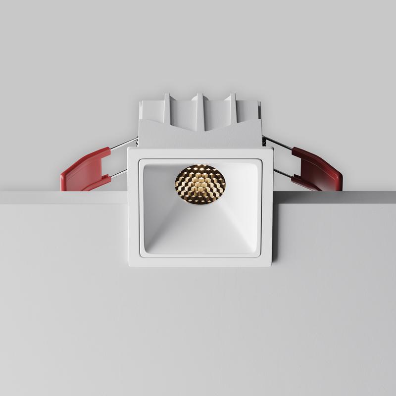  Светильник Alfa LED 10Вт 3000К 50град. встраив. Maytoni DL043-01-10W3K-SQ-W-1 фото в каталоге от BTSprom.by