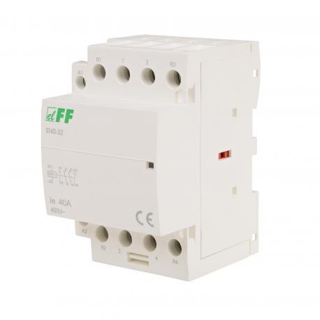 контактор модульный st25-04 4нз 4вт 2мод. монтаж на din-рейку f&f ea13.001.014 от BTSprom.by