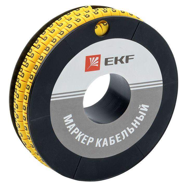 маркер каб. 4.0кв.мм "b" (ес-2) (уп.500шт) ekf plc-km-4-b от BTSprom.by