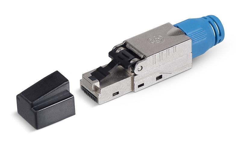 коннектор rj45 (8p8c) 8p8c-sh-c8-twp под витую пару кат.8 экранир. со вставкой cabeus 10070c от BTSprom.by