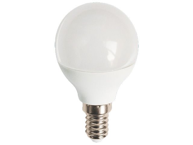лампа светодиодная g45 шар 8вт pled-lx 220-240в е14 5000к jazzway (60 вт  аналог лампы накаливания, 640лм,холодный) 5028623 от BTSprom.by