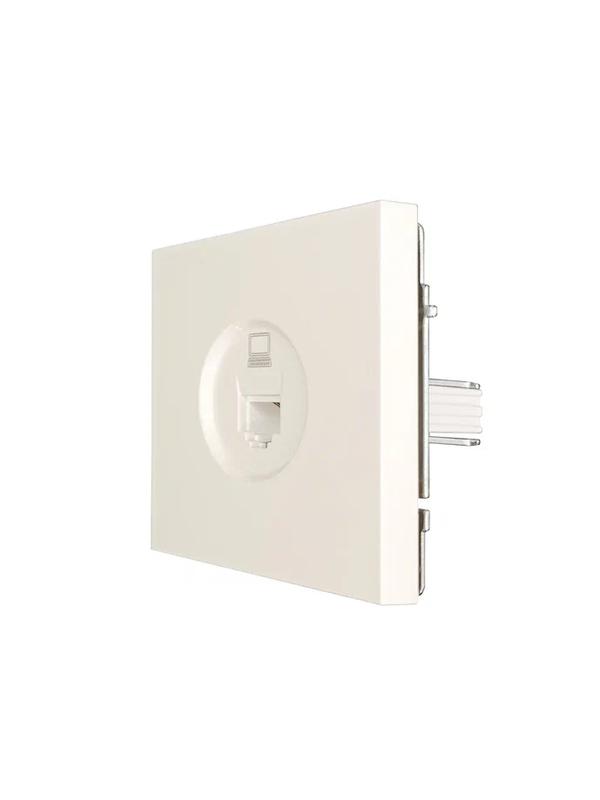  Розетка компьютерная 1-мест. СП ZIMA IP20 слон. кость LEZARD 704-9088-139 фото в каталоге от BTSprom.by