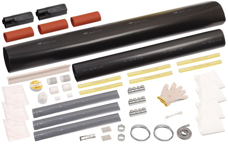 комплект муфты соединительной стт(тп)-10 3х70/120 с гильзами; пайка; бумаж. изол. iek uzm-bis10-vn3-70120sp от BTSprom.by