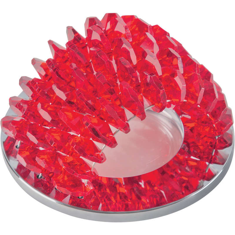светильник dls-p110 "peonia" gu5.3 chrome/red fametto 10731 от BTSprom.by