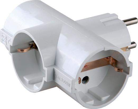 разветвитель 3-м с заземл. 16а ip20 sа 1/3-z volsten 9380 от BTSprom.by