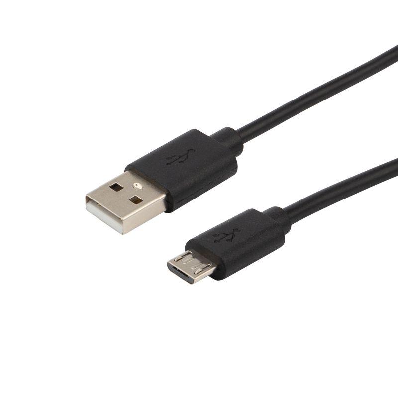 шнур micro usb (male) - usb-a (male) 1.8м черн. rexant 18-1164-2 от BTSprom.by