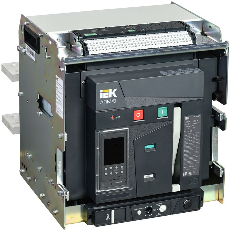 выключатель автоматический воздушный 3п f 4000а 85ка td выдвижн. с комплектом аксессуаров armat iek ar-acb-3vf-085-4000a-tdcf от BTSprom.by