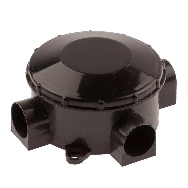 коробка распаячная оп трехрожковая черн. ip42 kor-70-35-3-b эра б0052727 от BTSprom.by