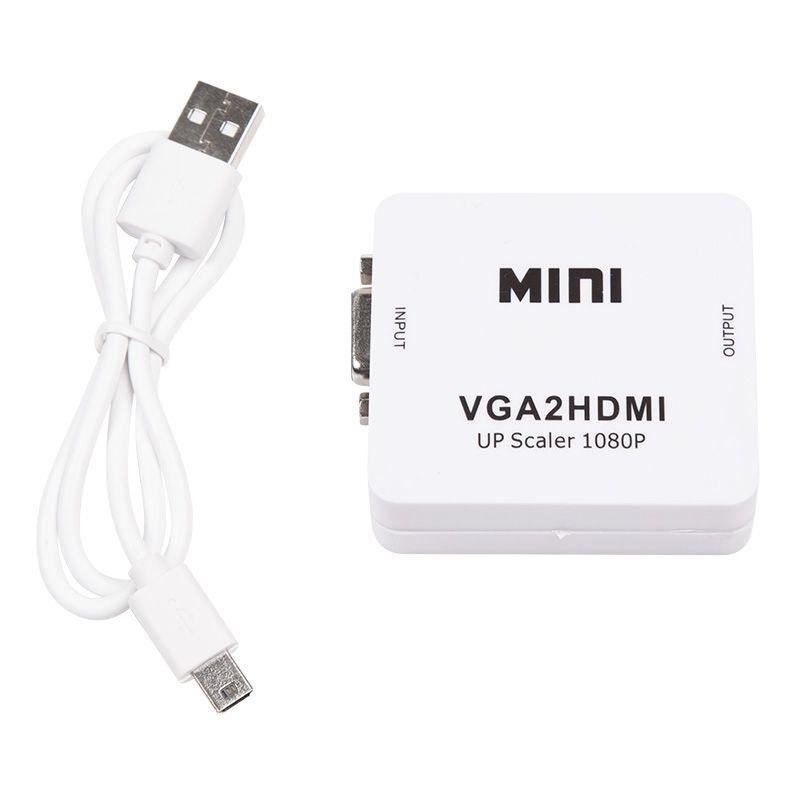  Конвертер VGA + Стерео 3.5мм на HDMI пластик бел. Rexant 17-6930 фото в каталоге от BTSprom.by
