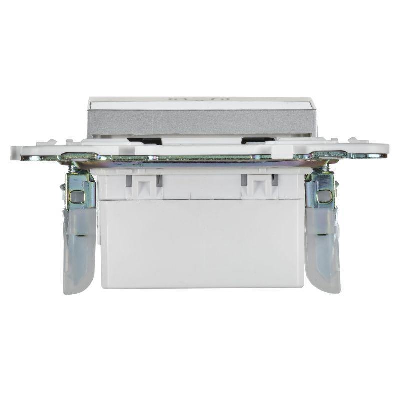  Кнопка звонка SKANDY 10А SK-V17S для отелей с индикацией серебр. IEK SK-V14-2-10-K23 фото в каталоге от BTSprom.by