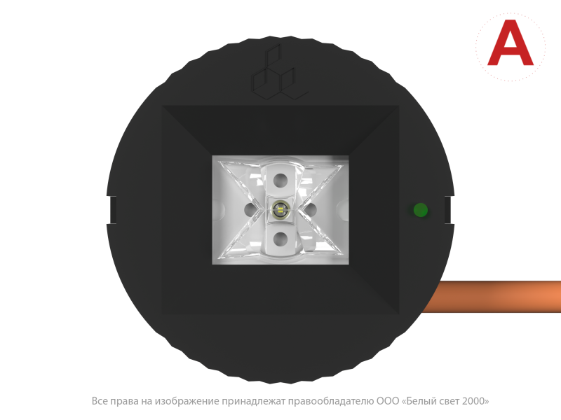  Светильник аварийный BS-OKO-10-L2-24 Black Белый свет a15320 фото в каталоге от BTSprom.by