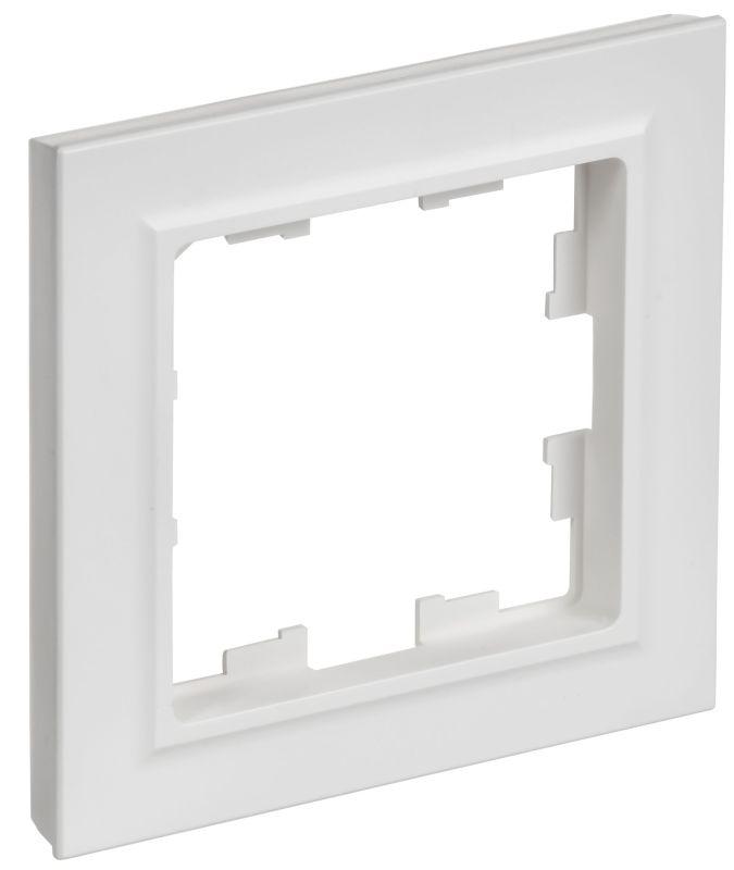 рамка 1-м brite ру-1-браб арктич. бел. iek br-m12-k91 от BTSprom.by