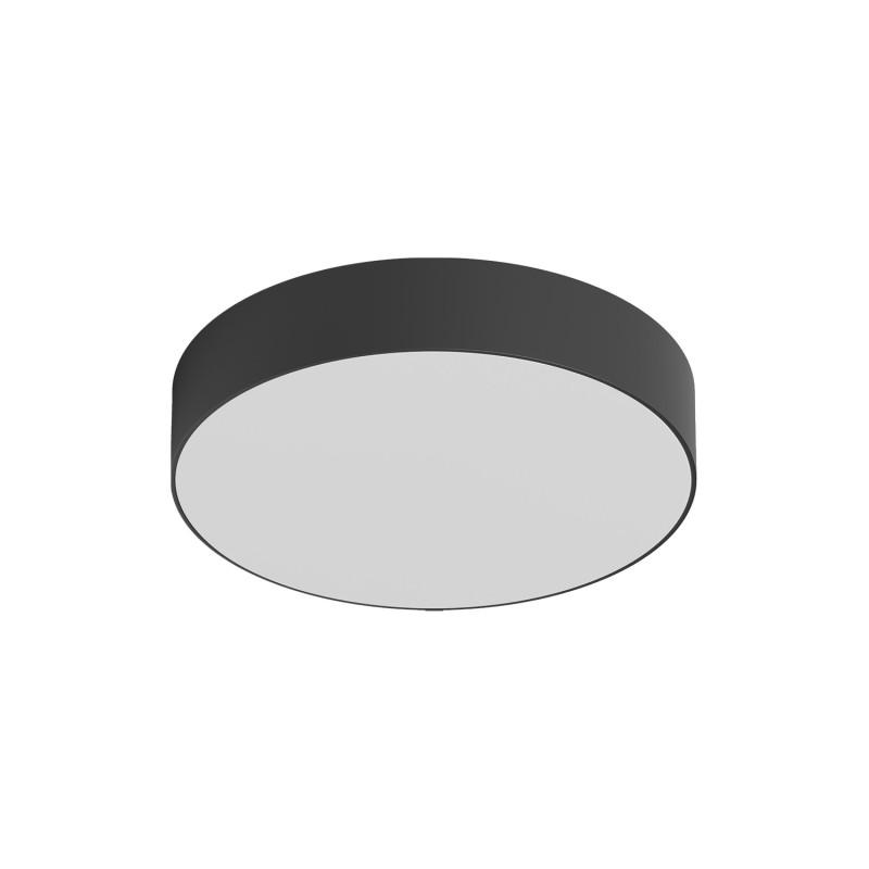  Светильник накладной TAB 24Вт LED 3000К/4000К/6500К IP20 d160mm черн. алюм./акрил DENKIRS DK2850-BK фото в каталоге от BTSprom.by