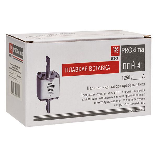  Вставка плавкая ППН-41 1250/800А габарит 4 PROxima EKF fus-41/1250/800 фото в каталоге от BTSprom.by