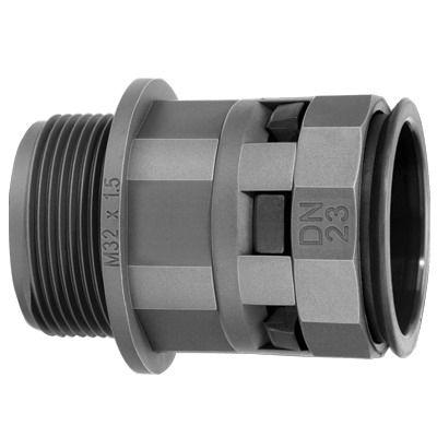 переходник труба-коробка dn 12мм м20х1.5 полиамид черн. ip66 dkc pam12m20n от BTSprom.by
