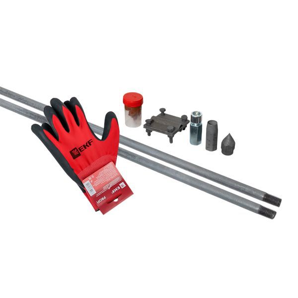 комплект заземления вертикальный d16 дл.3м (2х1.5м) hz proxima ekf gc-21300 от BTSprom.by