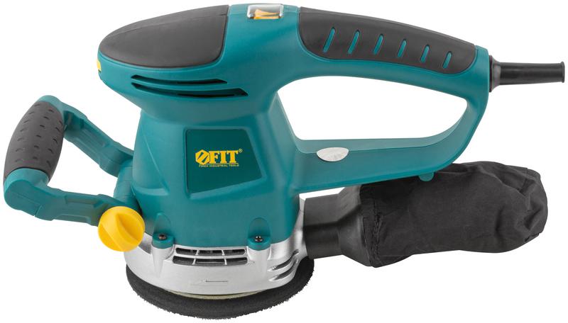 машина шлифовальная эксцентриковая 480вт 4000-14000об/мин; 125мм; липучка fit 80585 от BTSprom.by