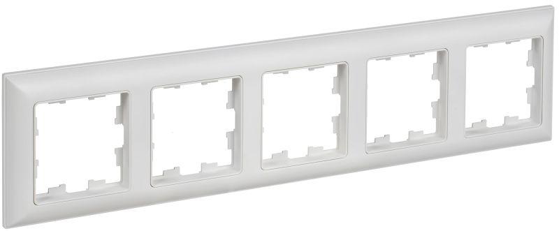 рамка 5-м brite ру-5-браб арктич. бел./бел. iek br-m52-12-k91 от BTSprom.by