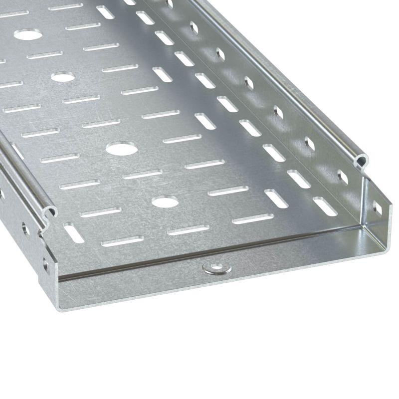 Лоток листовой перфорированный 500х50 L3000 сталь 1мм DKC 3526715HDZ от BTSprom.by