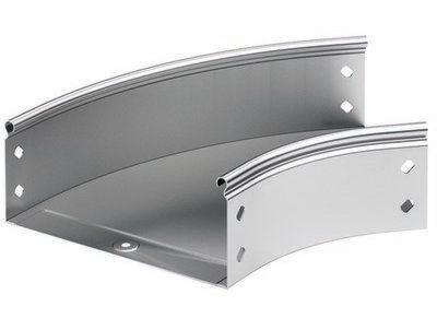 Угол для лотка горизонтальный 45град. 100х100 CPO 45 в компл. с крепежн. элемент. гор. оцинк. DKC 36101KHDZ от BTSprom.by