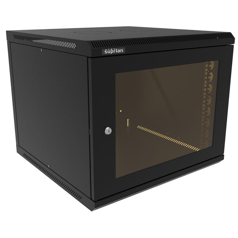 шкаф телекоммуникационный настенный твс-6u-600-600-ср-9005 suprlan 05-2066-b от BTSprom.by
