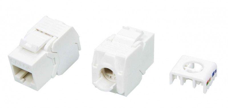 вставка keystone jack rj45 (8p8c) кат.6a (10g) 180град. toolless kj8-8p8c-c6a-180-tls-wh бел. hyperline 426186 от BTSprom.by