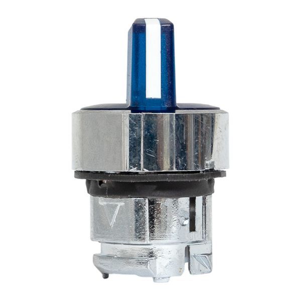  Механизм переключателя исполнительный XB4 IP65 на 2 положения возвратный без фиксации с подсветкой с короткой ручкой син. EKF XB4BD2L-B-65 фото в каталоге от BTSprom.by