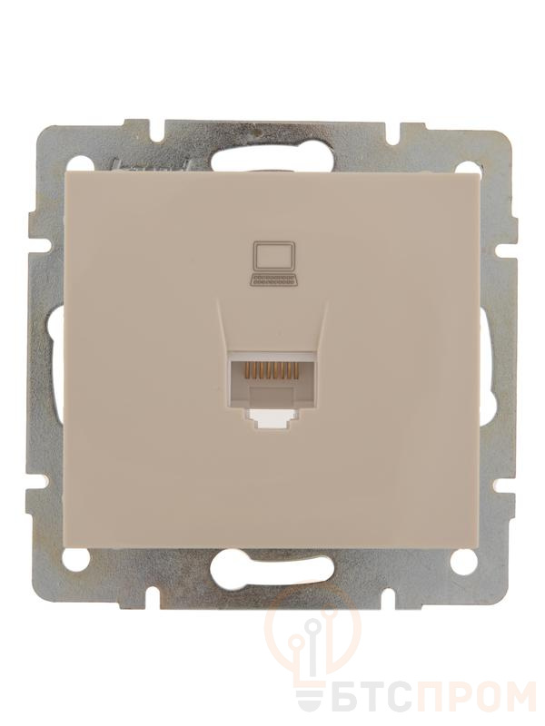 Розетка компьютерная СП Rain RJ45 16А IP20 механизм крем. LEZARD 703-0388-139 фото в каталоге от BTSprom.by  Розетка компьютерная СП Rain RJ45 16А IP20 механизм крем. LEZARD 703-0388-139 фото в каталоге от BTSprom.by