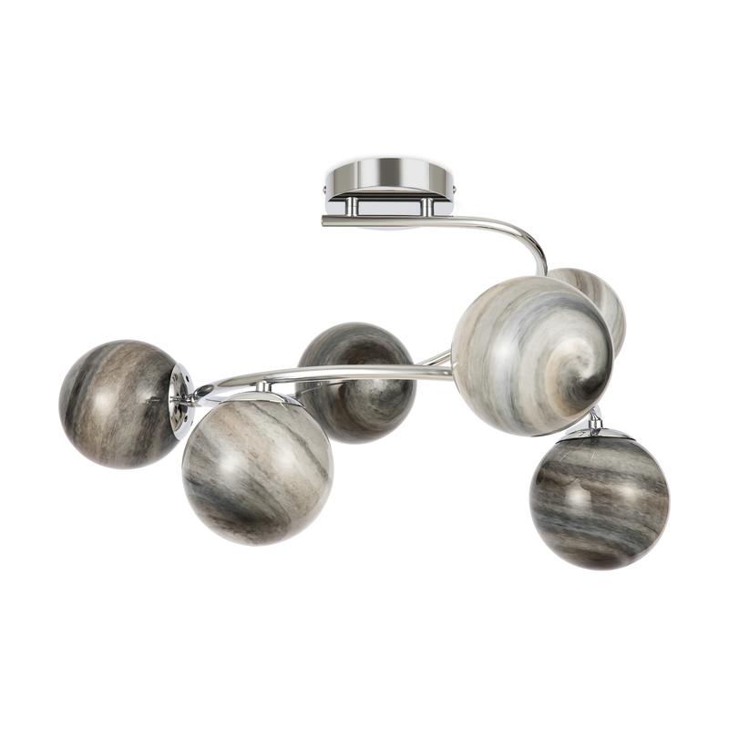  Люстра Galaxy 40Вт E14х6 IP20 Freya FR5013PL-06CH фото в каталоге от BTSprom.by