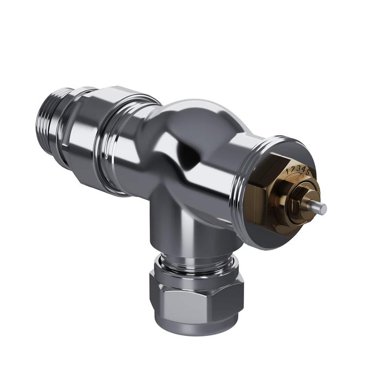  Набор термостатический осевой Design Pro 15мм М30х1.5 хром Royal Thermo НС-1646643 фото в каталоге от BTSprom.by