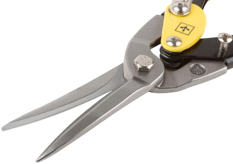  Ножницы по металлу усиленные CrMo профи прорезиненные ручки удлиненные прямые 300мм FIT 41581 фото в каталоге от BTSprom.by