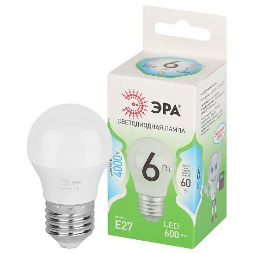 лампа светодиодная green line p45-6w-840-e27 gl 6вт шар 4000к яркий свет бел. e27 эра б0067067 от BTSprom.by