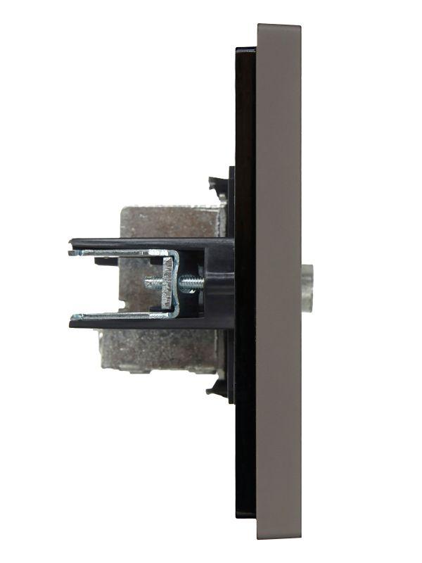  Розетка TV проходная FORTE&PIANO FP329 сер. IEK FP-A10-P-K03 фото в каталоге от BTSprom.by