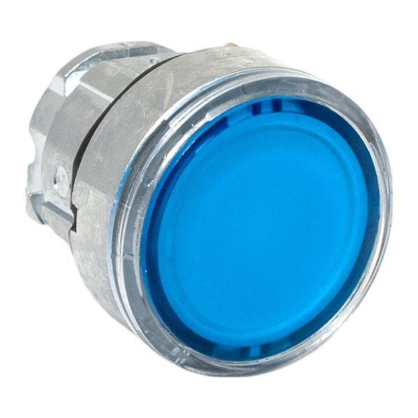 механизм кнопки исполнительный xb4 ip65 плоский возвратный без фиксации с подсветкой син. ekf xb4bw-b-65 от BTSprom.by